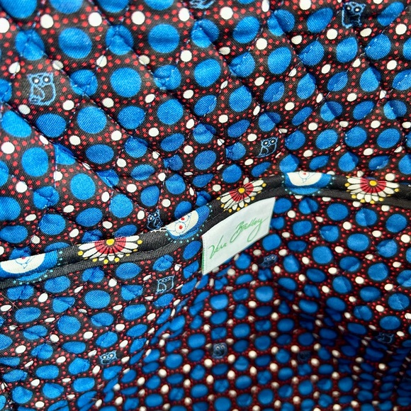 Vera Bradley Night Owl Extra Large Tote Bag With Pockets - Picture 5 of 5
